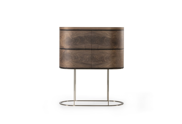 Aria Cabinet with Metal Legs