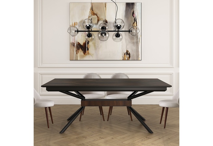 Iris Fixed Top Dining Table