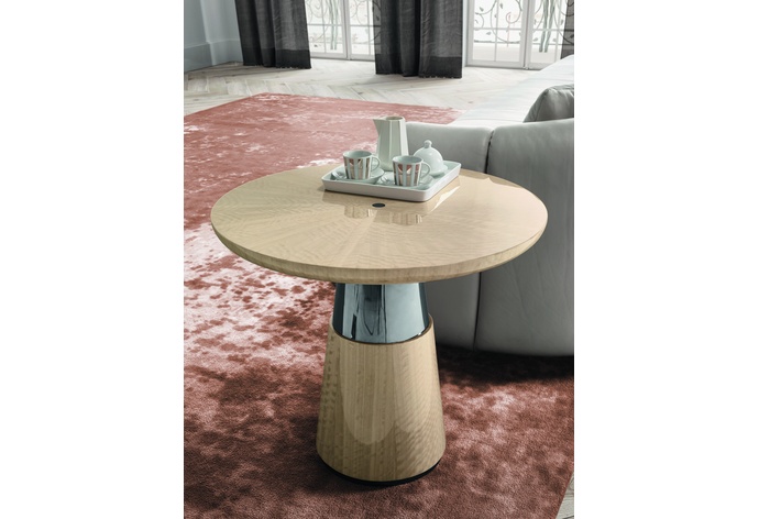 Sunset Pedestal End Table