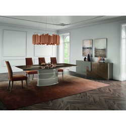 Sunset Rectangular Dining Table w/ Gaudi Column